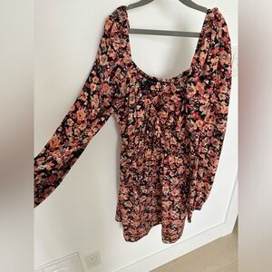 Floral Long Sleeve Dress